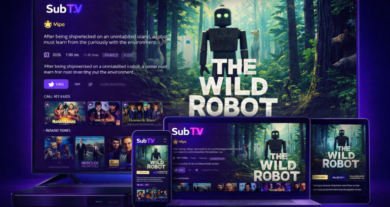Regarder The Wild Robot sur Smart TV : la solution SubTV