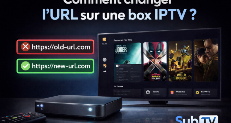 Comment changer l’URL sur une box IPTV ? (Guide complet)
