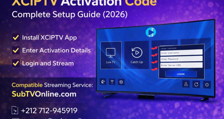XCIPTV Activation Code – Complete Guide (2026)